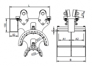 Wozek zabierakowy RD80 rysunek