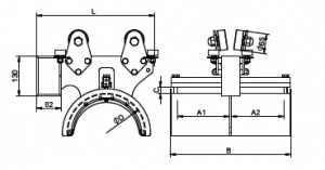 Wozek zabierakowy RD60 rysunek