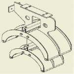 36000.26000 - 3 Terminal clip WGWK-ZK-360/260