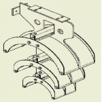 49000.36000.26000 - 3 Terminal clip WGWK-ZK-490/360/260