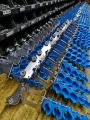 Preparation of cable trolleys for the production festoon system for the round cables.