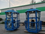 Production crane cabs by according to customer requirements.