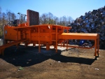 Scrap metal processing machines